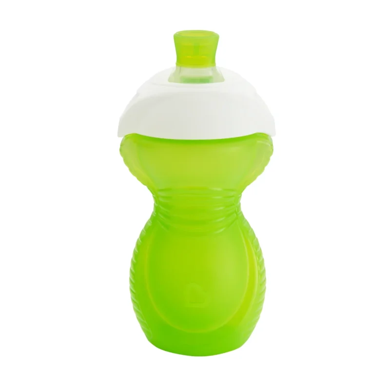 Munchkin Kubek treningowy z ustnikiem odpornym na gryzienie, zielony, 296 ml