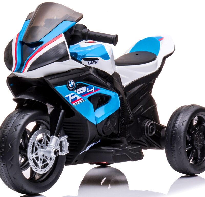 Motorek BMW HP4 niebieski, motorek na akumulator litowo-jonowy