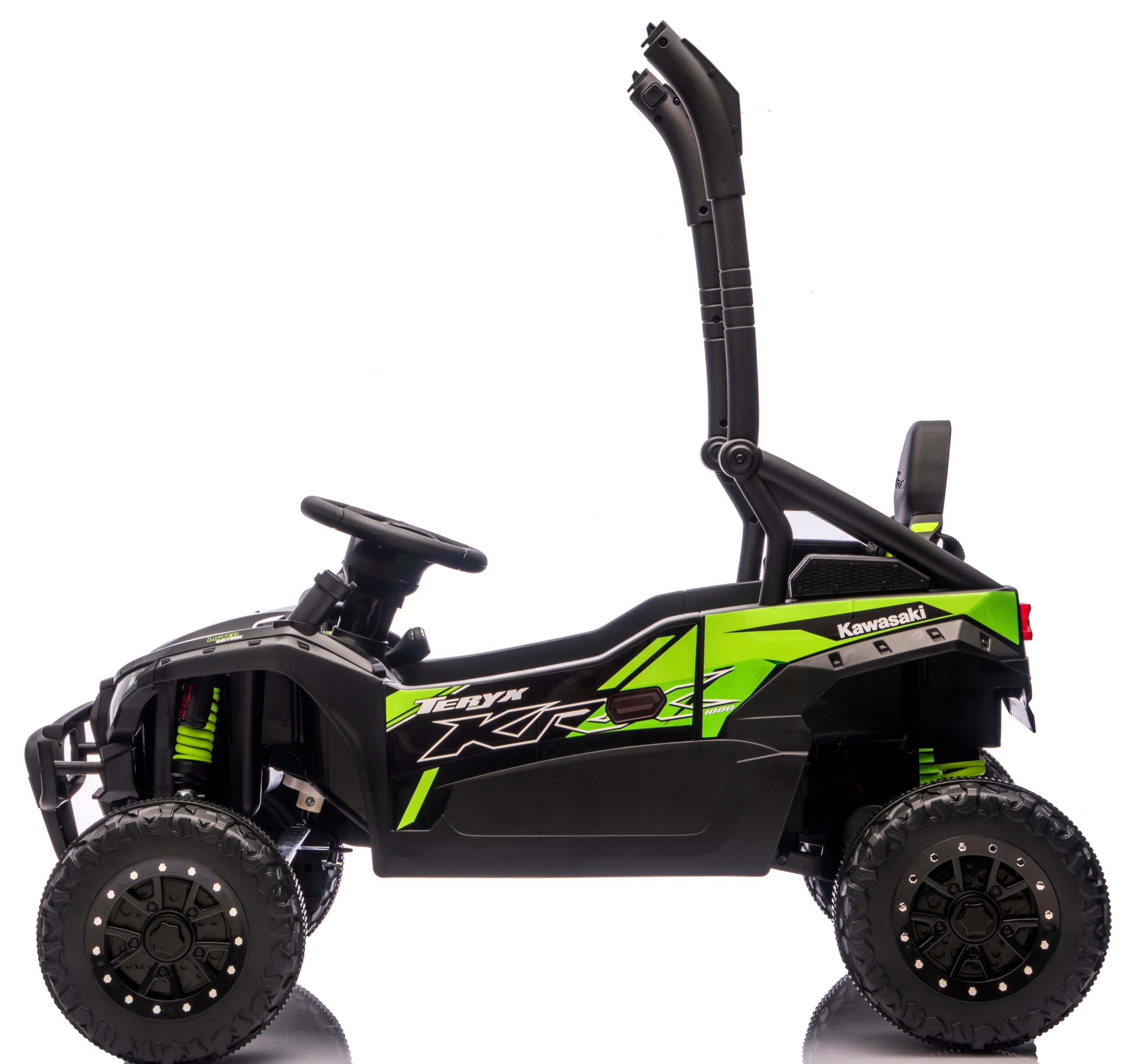 Kawasaki Teryx Czarny Auto na akumulator 4x4 EVA SKÓRA RC Akumulator litowo-jonowy - obrazek 5