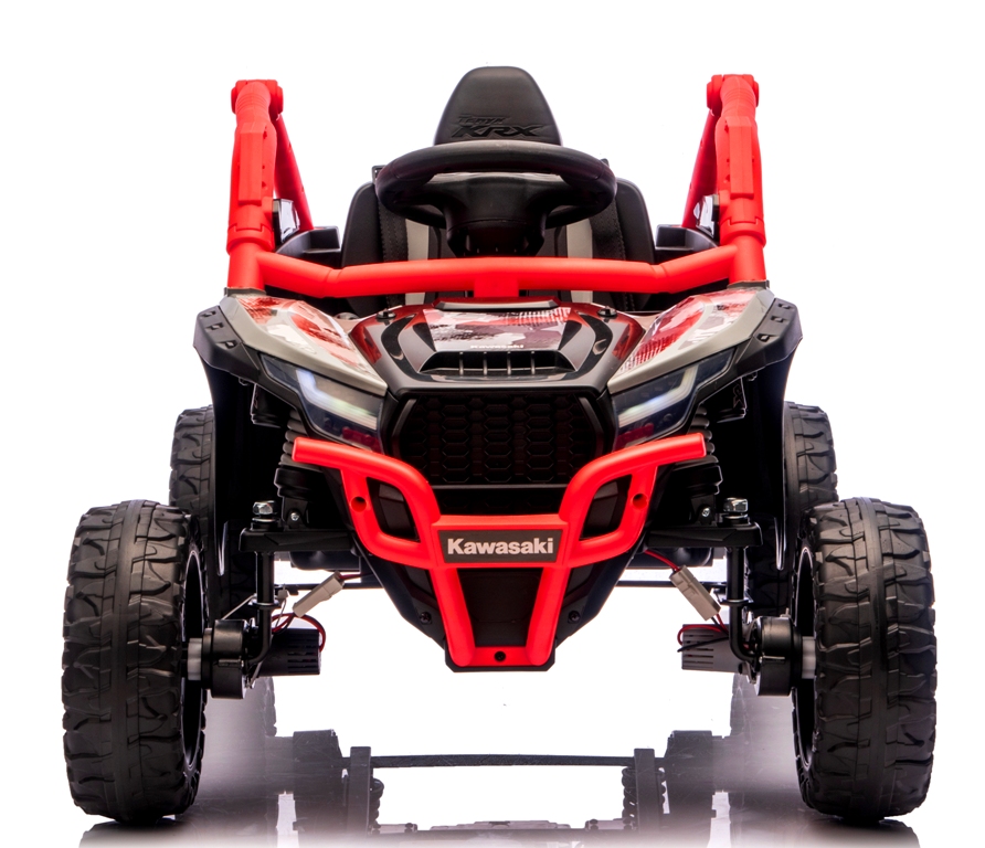 Kawasaki Teryx Czerwony Auto na akumulator 4x4 EVA SKÓRA RC Akumulator litowo-jonowy - obrazek 3