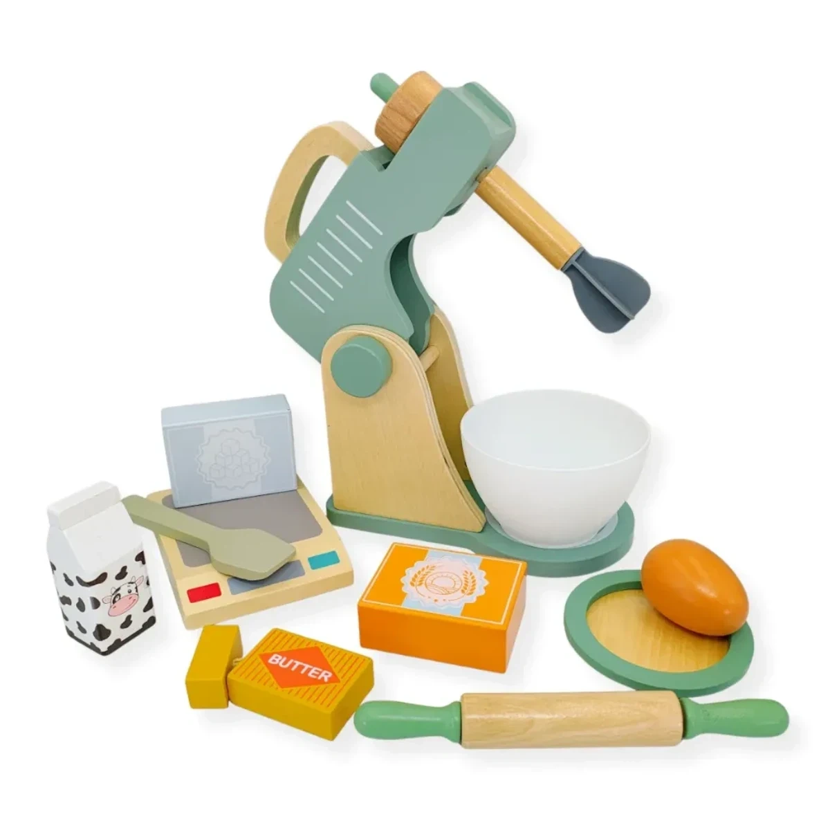 Kabi - Drewniany blender kuchenny z akcesoriami – 3+ - obrazek 4