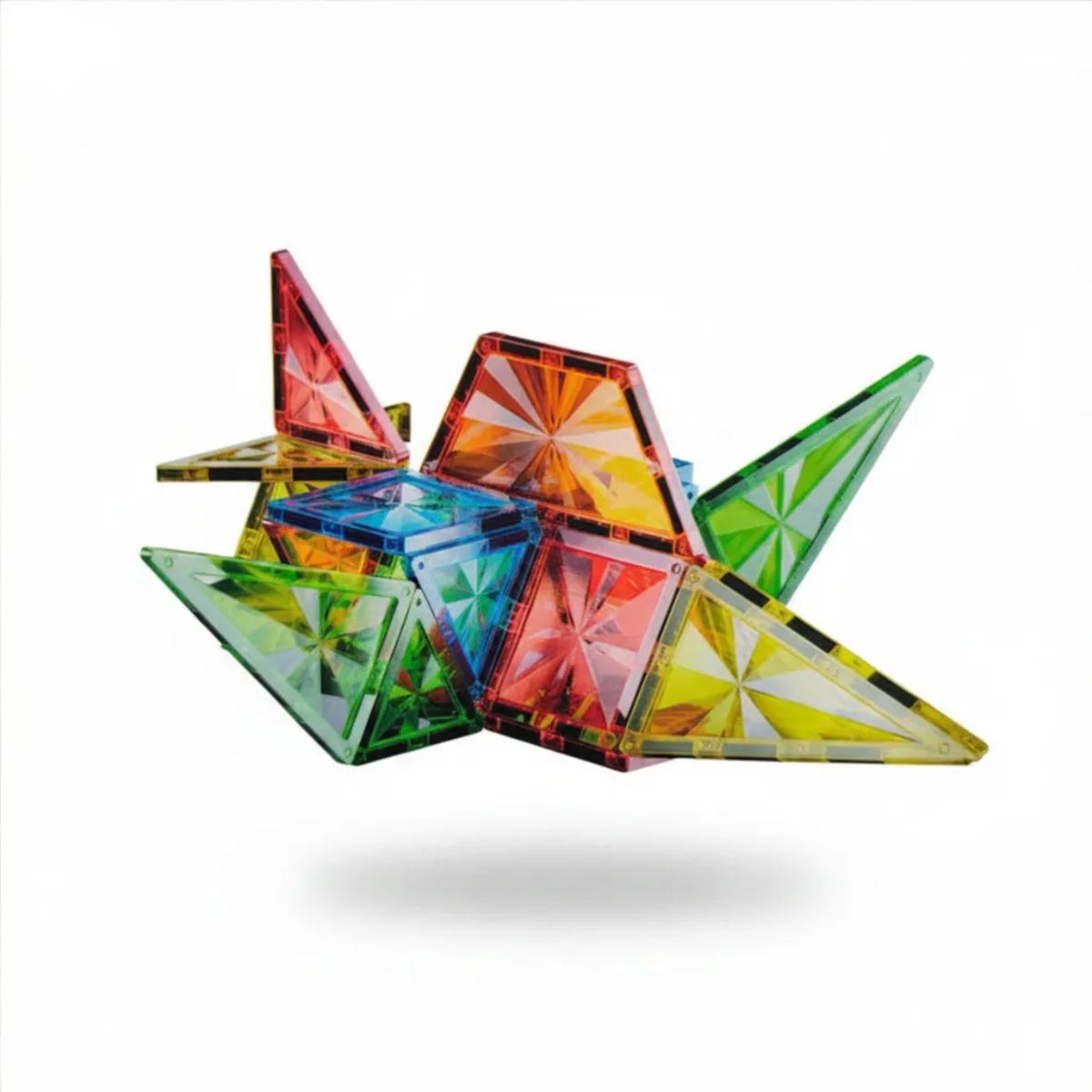 Klocki magnetyczne Magnetic Tiles 115 elementów – 3+ - obrazek 4