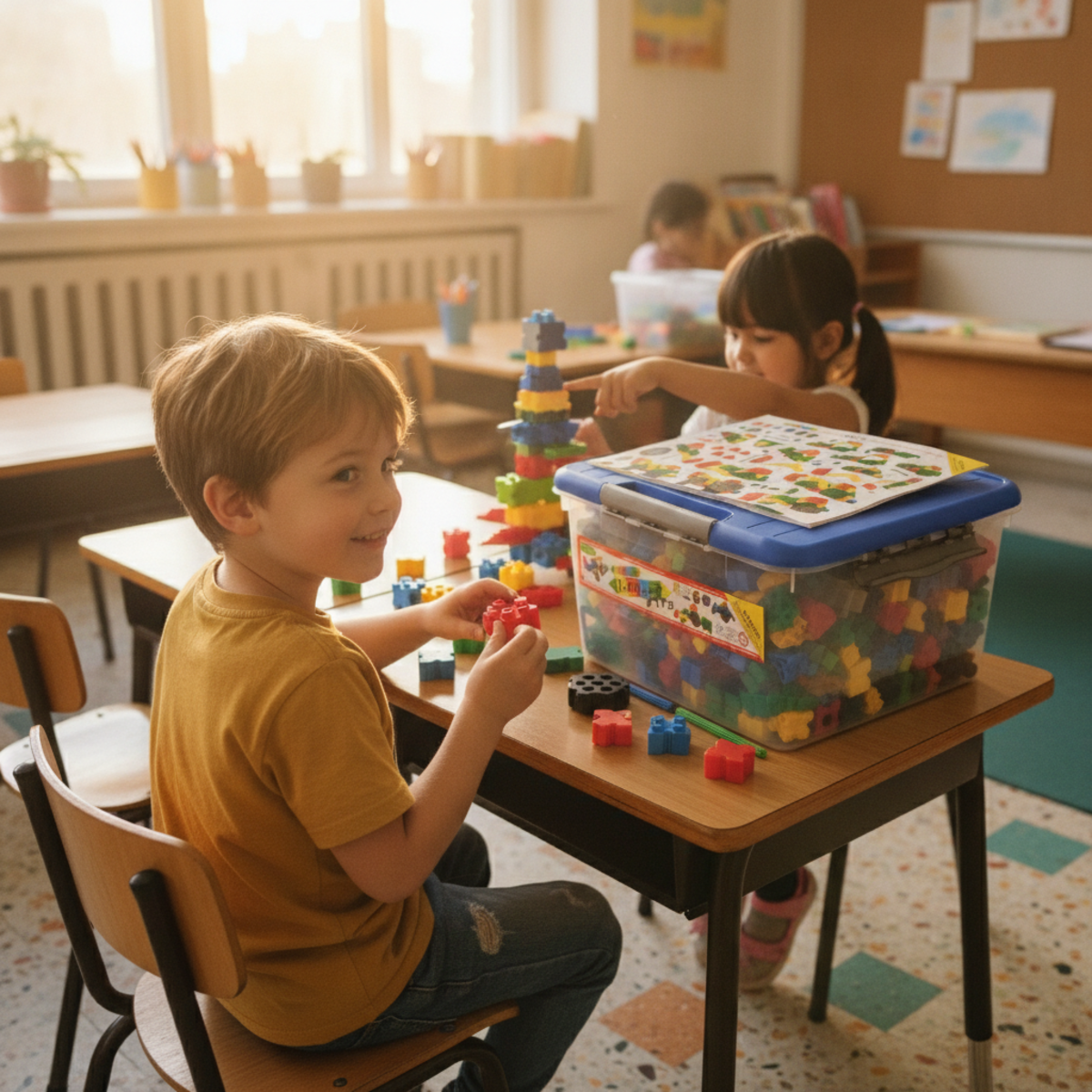 Klocki konstrukcyjne Morphun Junior Xtra 600 el. – od 4 lat - obrazek 2