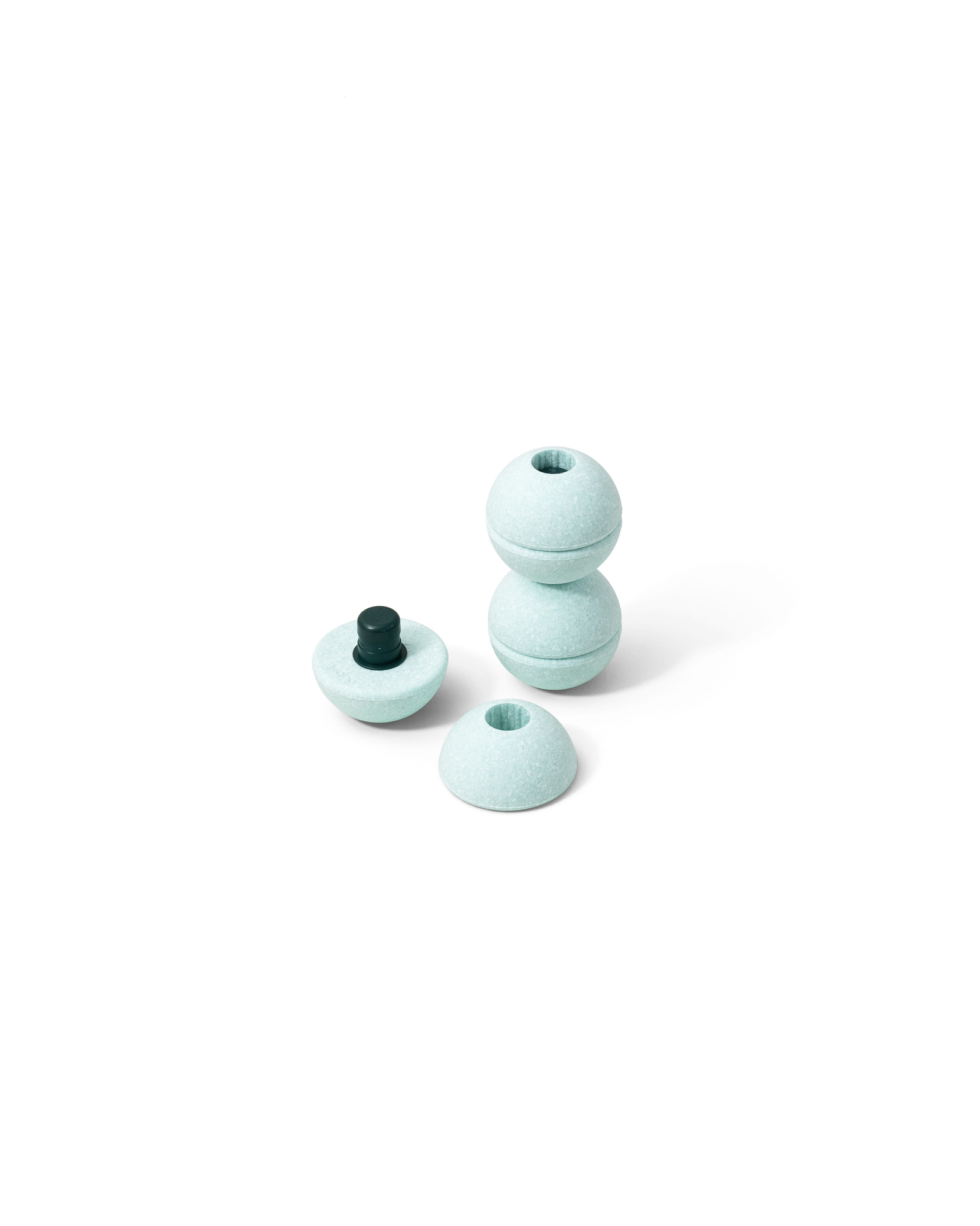 MODU – Foam Balls zestaw 3 piłek piankowych, ocean mint / forest green