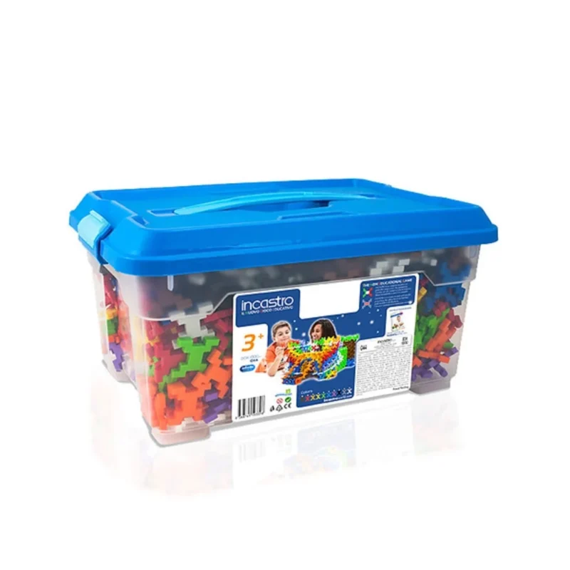 Klocki konstrukcyjne Incastro Box 1000 el. – zestaw 4+