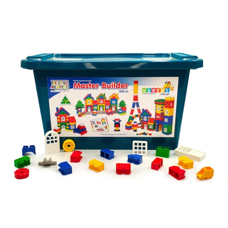 Klocki konstrukcyjne Master Builder 950 el. – Little Architect 4+