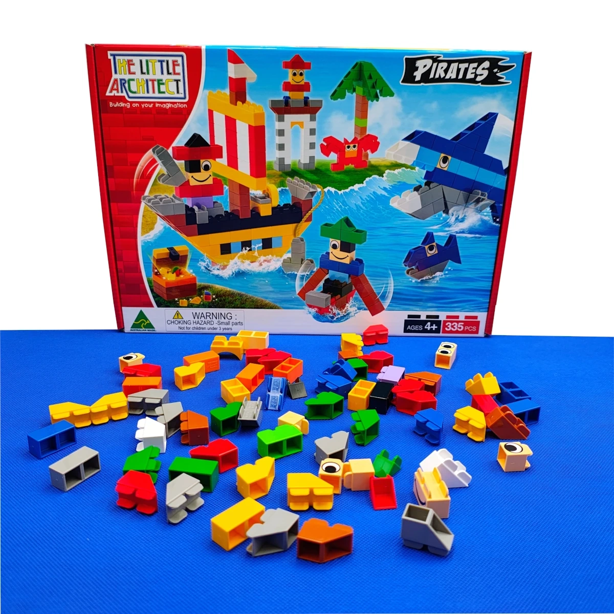 Klocki konstrukcyjne Pirates 335 el. – Little Architect 4+ - obrazek 8