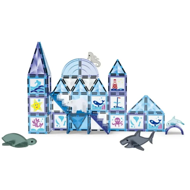 Klocki magnetyczne Ocean Window Art 68 el. – X-Bida 3+