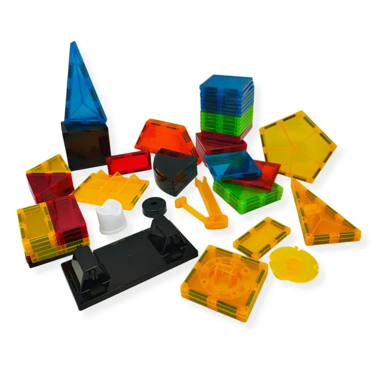 Klocki magnetyczne XL 88 el – Magnetic Tiles - duży zestaw 3+ - obrazek 3