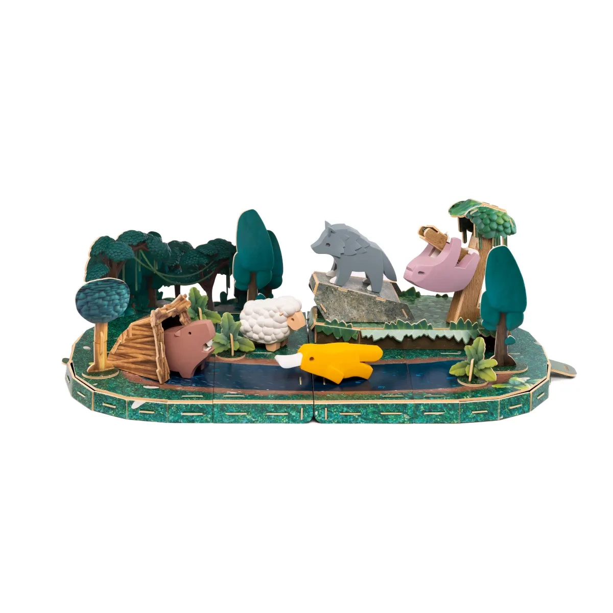 Magnetyczne figurki 3D zwierząt leśnych – Half Toys 3+ - obrazek 9