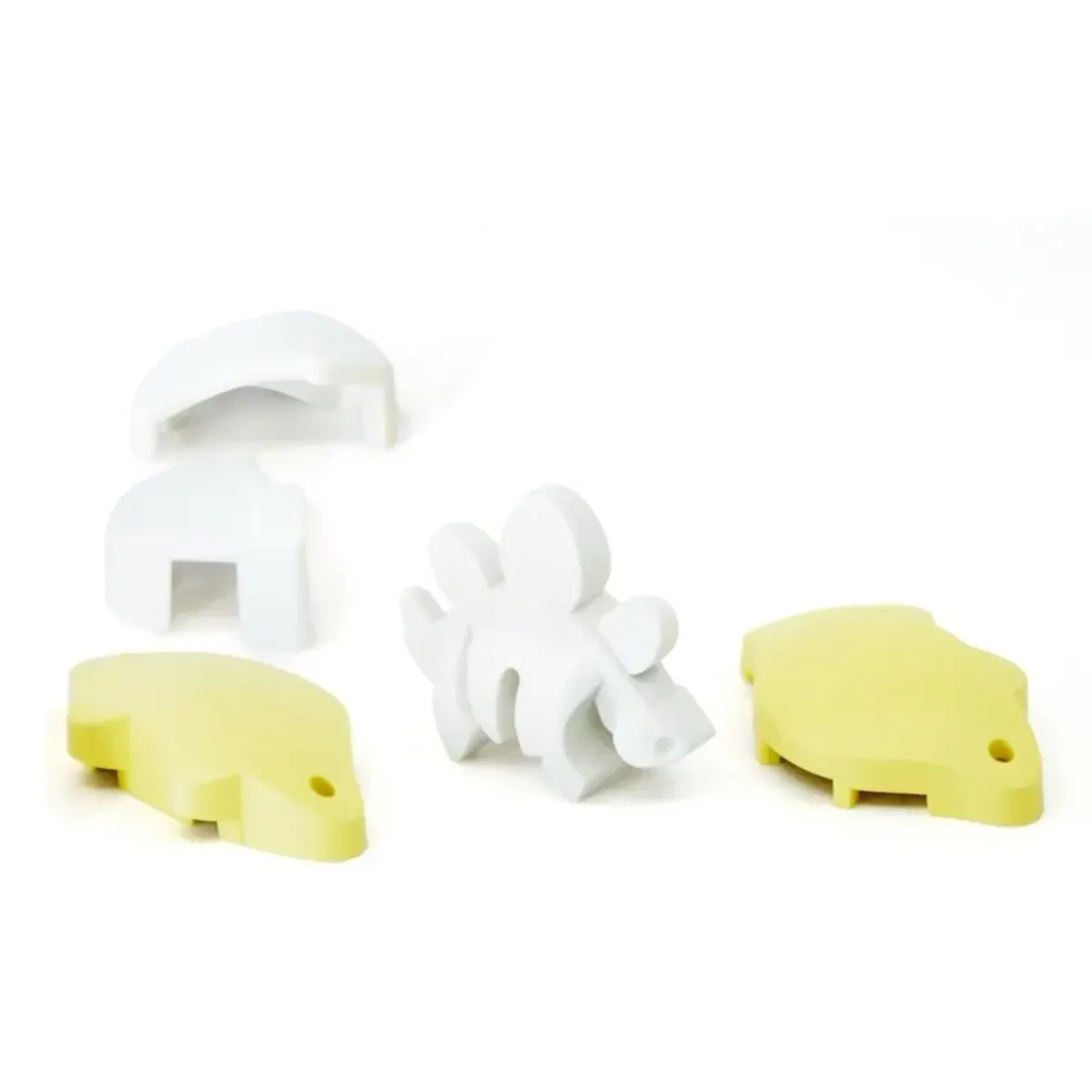 Magnetyczne figurki dinozaurów 3D rodzina – Half Toys 3+ - obrazek 4