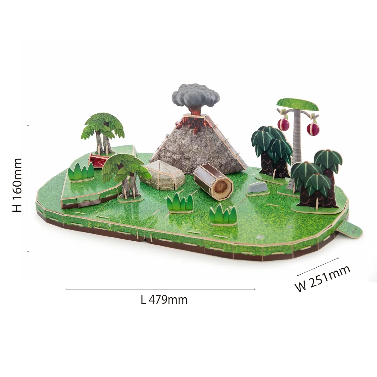 Magnetyczne figurki dinozaurów z dioramą – Half Toys 3+ - obrazek 4