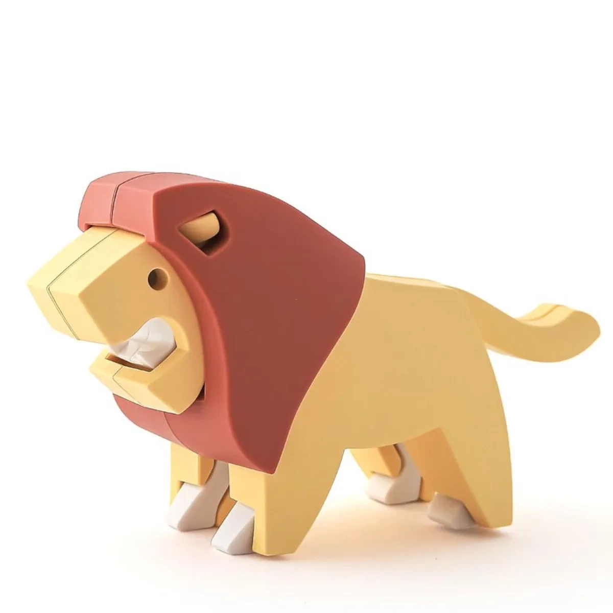 Magnetyczne zwierzaki Half Toys safari puzzle 3D – figurki 3+ - obrazek 8