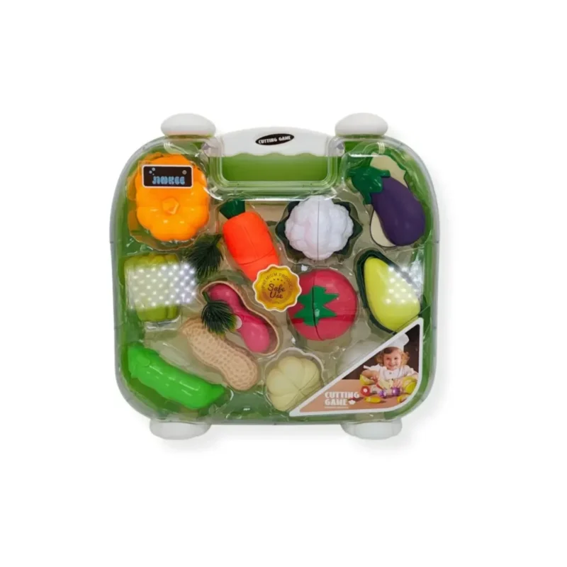 Warzywa i owoce do krojenia w walizce 17 el. – Jinkee 3+