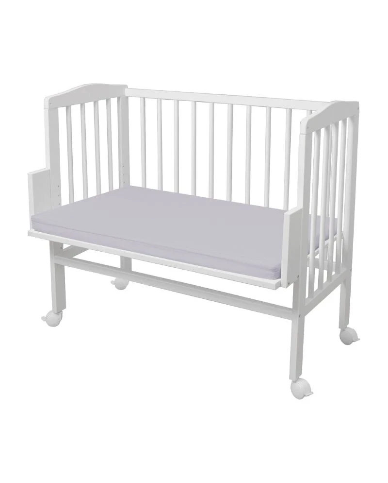 WALDIN Prześcieradło do dostawki 2w1 90x50 cm Szare - obrazek 2