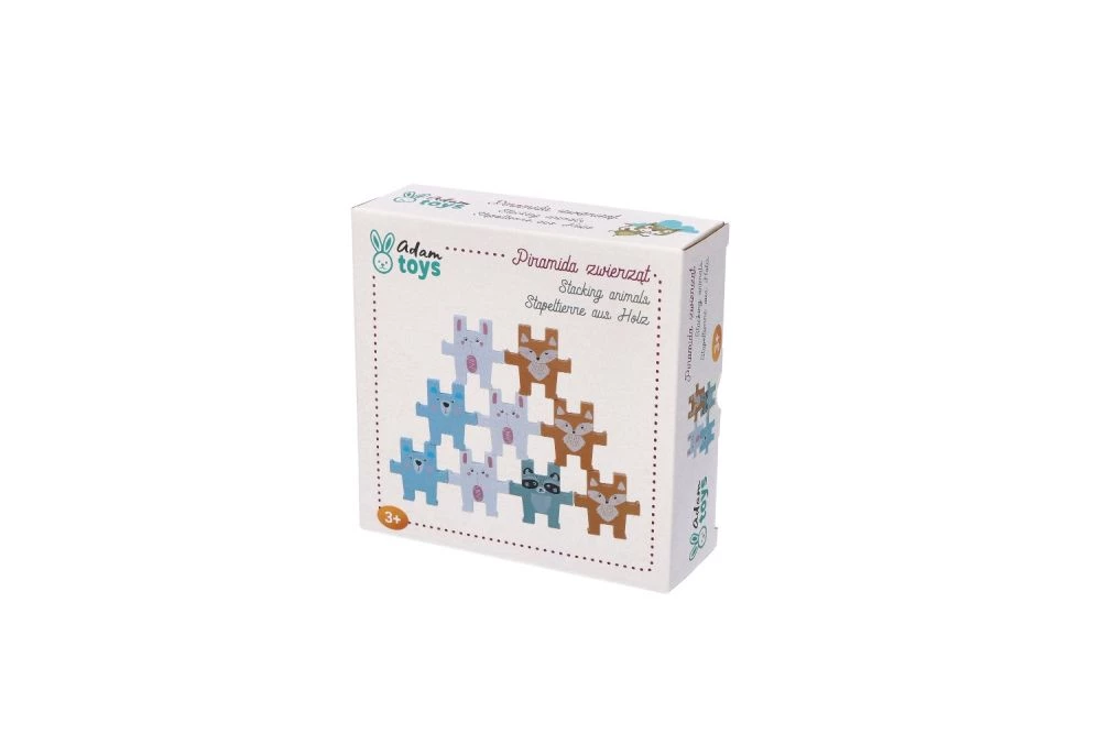 Adam Toys Układanka piramida zwierząt - obrazek 2