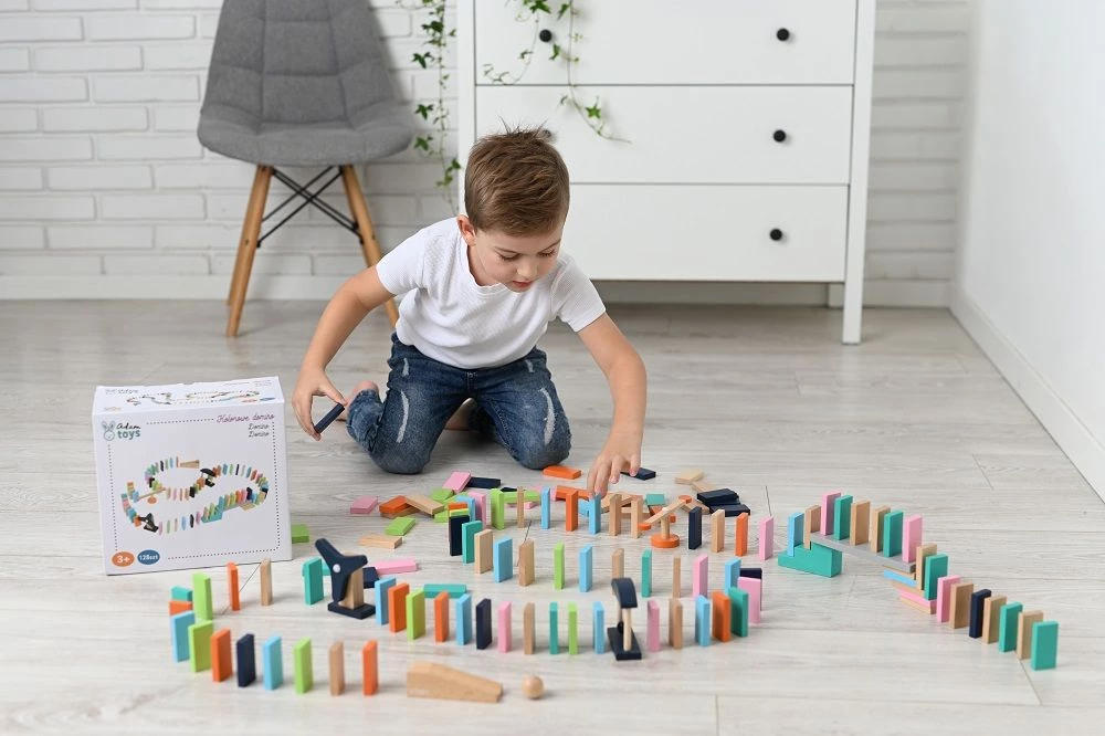 Kolorowe Domino Adam Toys - obrazek 4