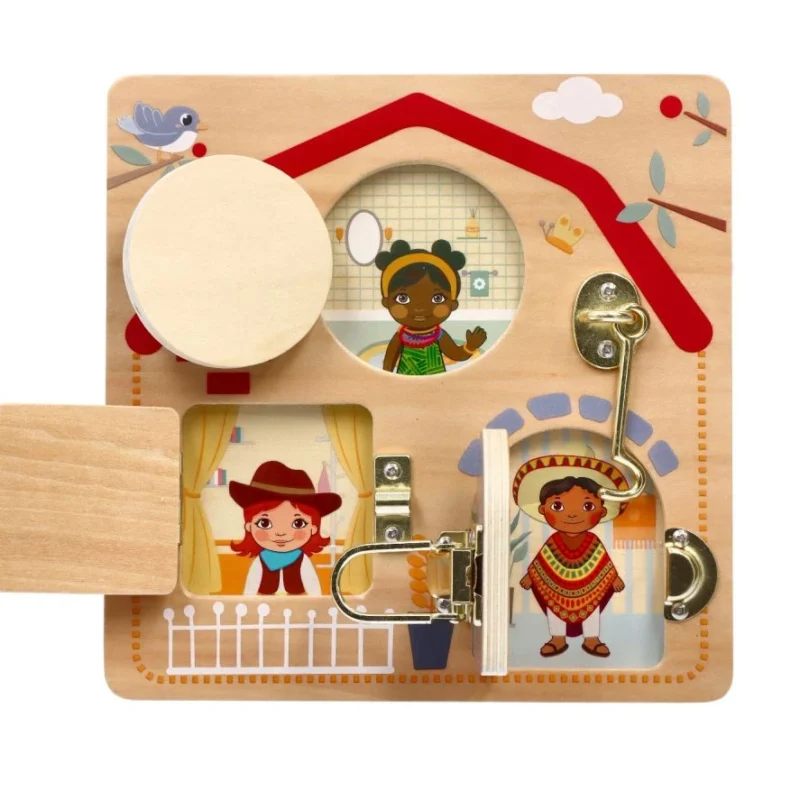 Adam Toys Tablica z zamknięciami Dzieci świata