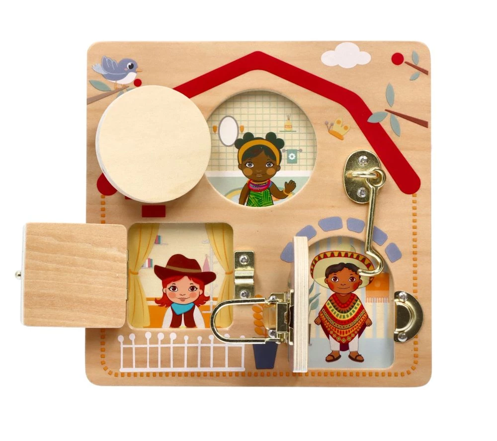 Adam Toys Tablica z zamknięciami Dzieci świata