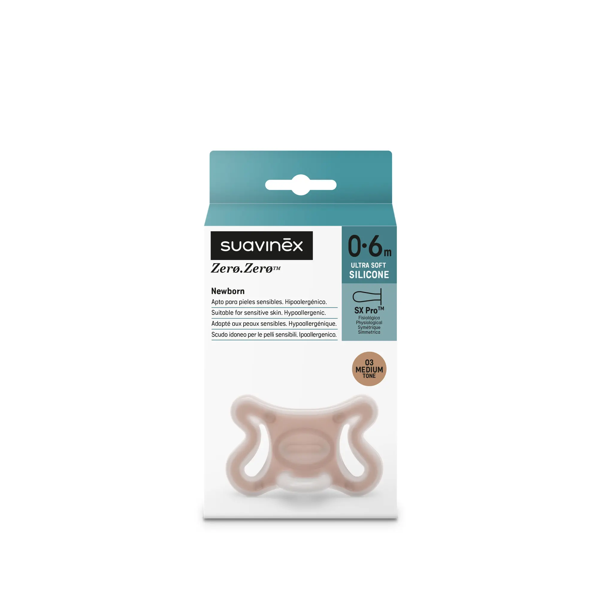 Suavinex Smoczek fizjologiczny SX Pro 0-6 m - medium | Zero Zero - obrazek 3
