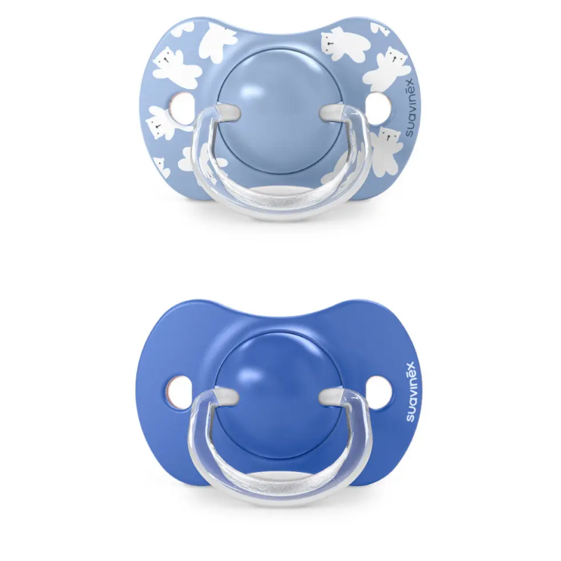 Suavinex Smoczek fizjologiczny SX Pro 6-18 m 2szt – niebieski | Wild & Free