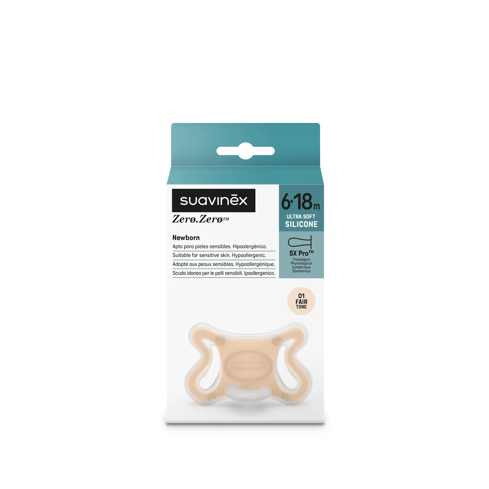 Suavinex Smoczek fizjologiczny SX Pro 6-18 m - fair | Zero Zero - obrazek 5